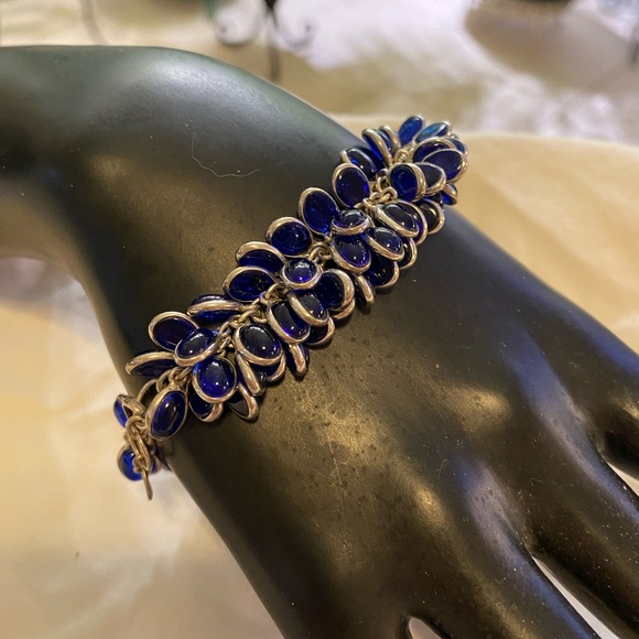 BLUE LAPIS CHARM BRACELET - Picture 6 of 7
